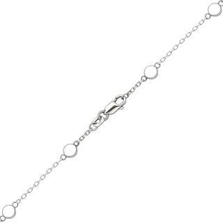 Finished Diamond by the Yard Cable Bracelet in 14K White Gold (No Stones)