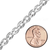 Bulk / Spooled Nonna Chain in Sterling Silver (2.30 mm - 7.70 mm)