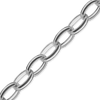 Bulk / Spooled Oval Rolo Chain in Sterling Silver (2.60 mm - 5.00 mm)