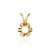 Round Six Prong Buttercup Pendants in 14K Gold (1.75 mm - 6.50 mm)