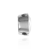 Round Bezel Doughnut Sliders in Sterling Silver (2.50 mm - 8.00 mm)