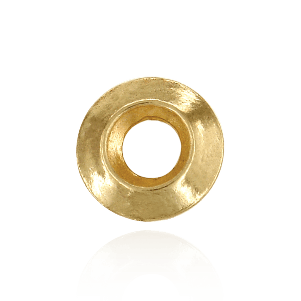 Round Bezel Doughnut Sliders in 18K Gold (4.00 mm - 8.00 mm)