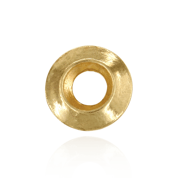 Round Bezel Doughnut Sliders in 14K Gold (2.50 mm - 8.00 mm)