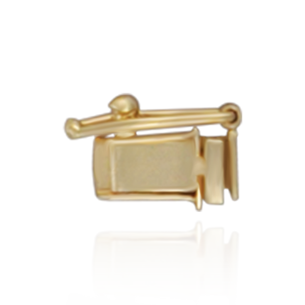 Hidden Box Clasps with Push Bar Release (3.25 mm - 10 mm)