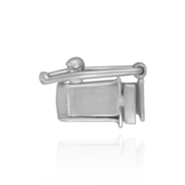 Hidden Box Clasps with Push Bar Release (3.25 mm - 10 mm)