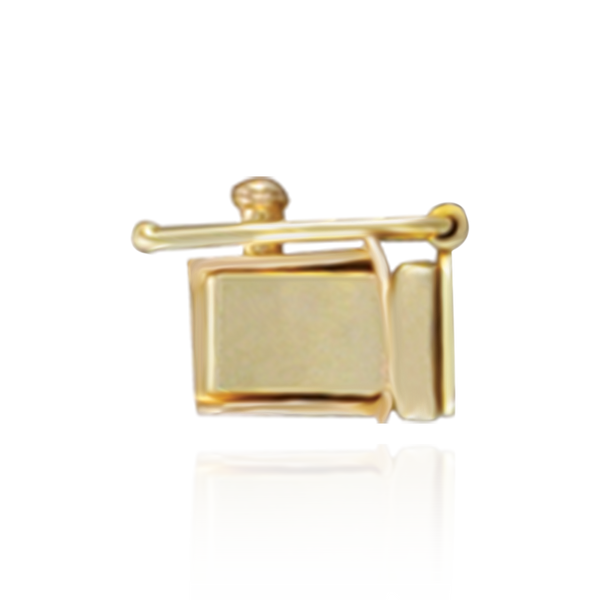 Hidden Box Clasps with Push Bar Release (3.25 mm - 10 mm)