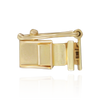 Hidden Box Clasps with Push Bar Release (3.25 mm - 10 mm)
