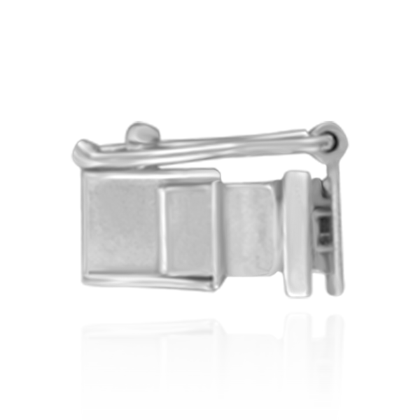 Hidden Box Clasps with Push Bar Release (3.25 mm - 10 mm)