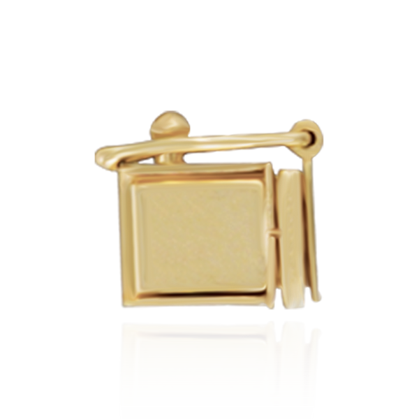 Hidden Box Clasps with Push Bar Release (3.25 mm - 10 mm)