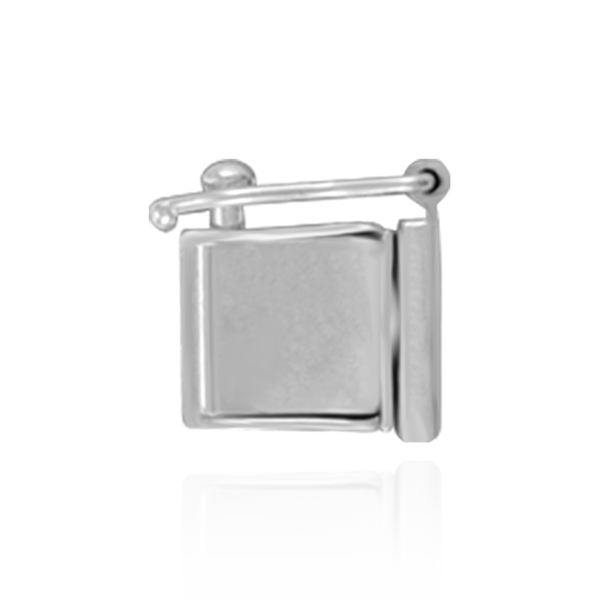 Hidden Box Clasps with Push Bar Release (3.25 mm - 10 mm)