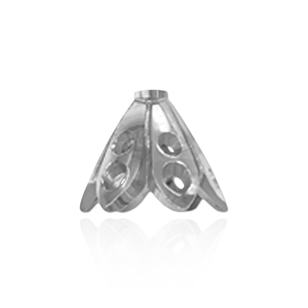 Cap Ends in 14K and 18K Gold (6 mm Cup)