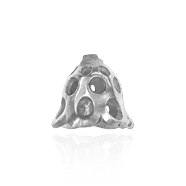 Cap Ends in 14K and 18K Gold (6.5 mm Cup)