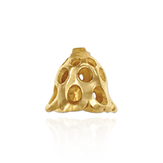 Cap Ends in 14K and 18K Gold (6.5 mm Cup)