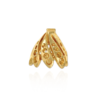 Cap Ends in 14K and 18K Gold (8.25 mm Cup)