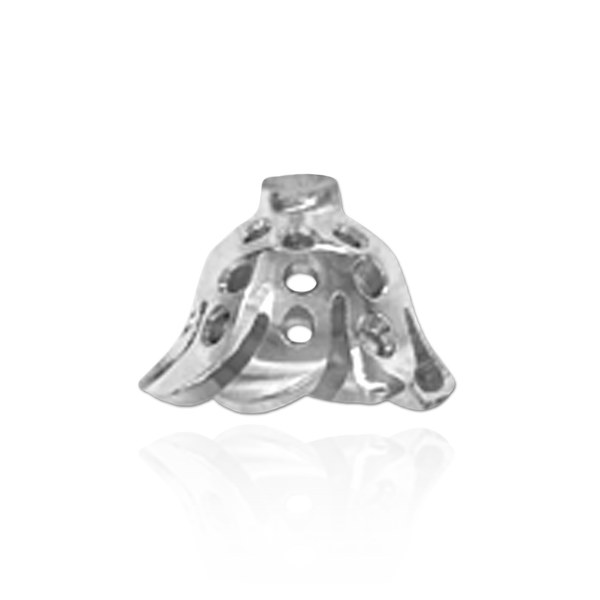 Cap Ends in 14K and 18K Gold (6.5 mm Cup)