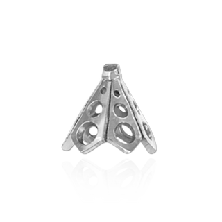 Cap Ends in 14K and 18K Gold (9 mm Cup)