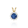 Round Cluster Pendants (8-12 Side Stones | 3.00 mm - 8.00 mm)