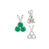 3 Stone Cluster Pendants (3 x 2.00 mm - 3 x 4.25 mm)