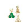 3 Stone Cluster Pendants (3 x 2.00 mm - 3 x 4.25 mm)