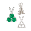 3 Stone Cluster Pendants (3 x 2.00 mm - 3 x 4.25 mm)