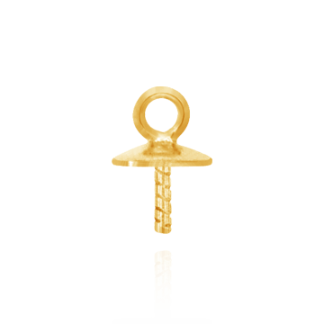 Pearl Cap Dangle Drops (4.00 mm - 5.00 mm Cup)