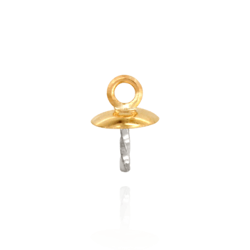 Pearl Cap Dangle Drops (4.00 mm - 5.00 mm Cup)