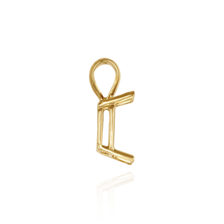 Emerald Shape Four Prong Double Wire Pendants in 14K Gold (4.00 x 3.00 mm - 30.00 x 20.00 mm)