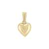 Gold-Filled Puffed Heart Charm (1/4 inch - 3/8 inch)