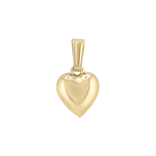 Gold-Filled Puffed Heart Charm (1/4 inch - 3/8 inch)