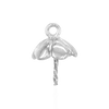 Pearl Cap Dangle Drops with Flower Design (8.00 mm Cup)