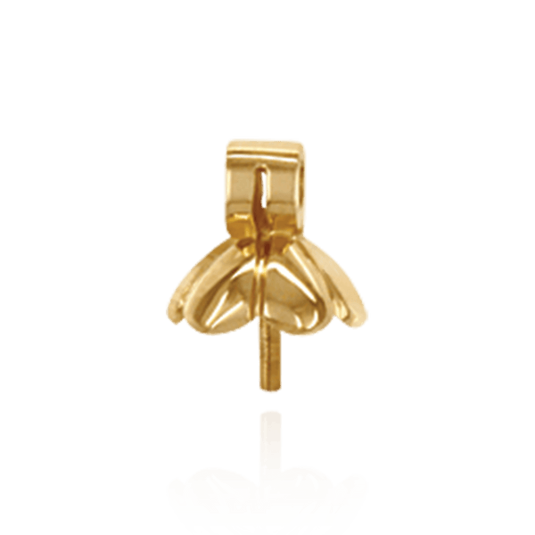 Pearl Pendants with Petal Design (6.00 mm Cup)