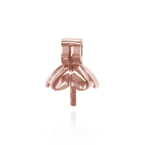 Pearl Pendants with Petal Design (6.00 mm Cup)