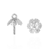 Pearl Cap Dangle Drops with Filigree and Peg (6.00 mm - 8.50 mm Cup)