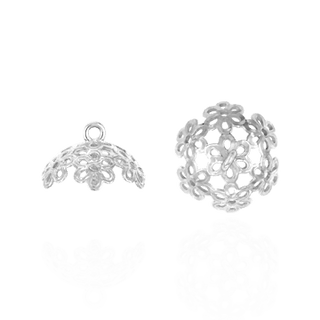 Pearl Cap Dangle Drops with Filigree (11.00 mm Cup)