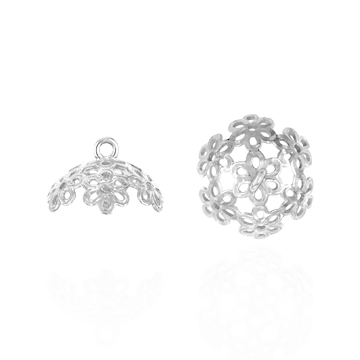 Pearl Cap Dangle Drops with Filigree (11.00 mm Cup)