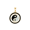 14K Gold Yin Yang Symbol (30 x 22 mm)