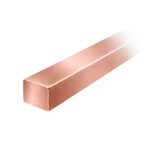 14K Pink Square Medium Wire