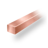 14K Pink Square Medium Wire