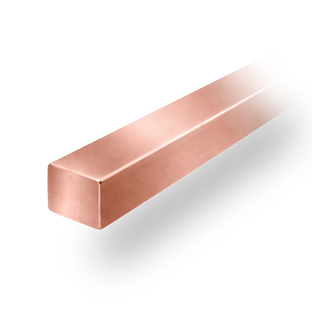 14K Pink Square Medium Wire