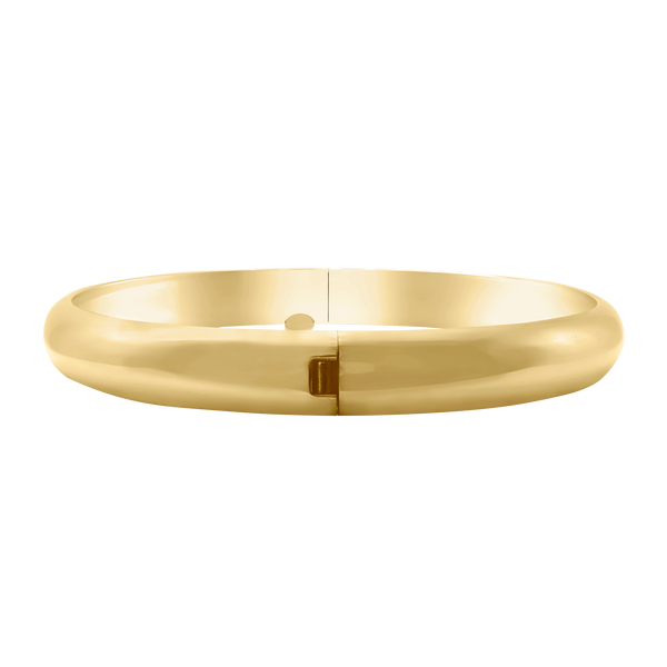 Bangle Bracelet with Smooth Round Design in Gold Filled