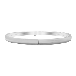 Bangle Bracelet with Smooth Design in Sterling Silver