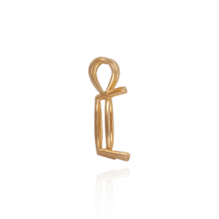 Marquise Shape V-End Double Wire Pendants in 14K Gold (4.25 x 2.25 mm - 10.00 x 5.00 mm)
