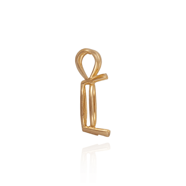 Marquise Shape V-End Double Wire Pendants in 14K Gold (4.25 x 2.25 mm - 10.00 x 5.00 mm)