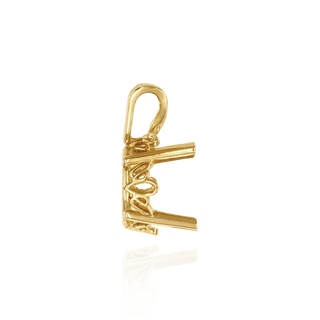 Oval Four Prong Double Wire Pendants in 14K Gold (5.00 x 3.00 mm - 22.00 x 16.00 mm)