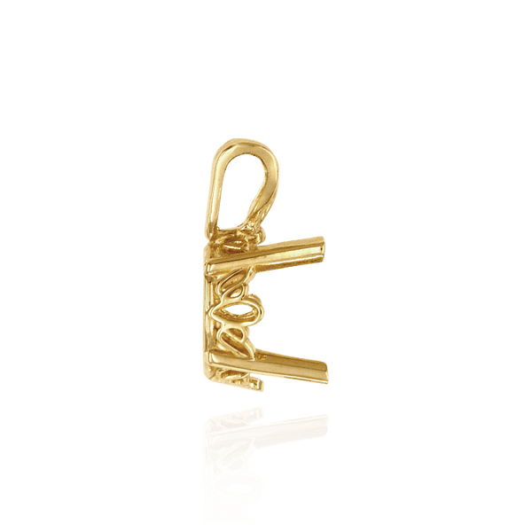 Oval Four Prong Double Wire Pendants in 14K Gold (5.00 x 3.00 mm - 22.00 x 16.00 mm)