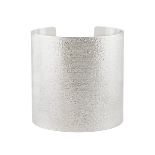 Sterling Silver Floral Pattern Cuff Bracelet PP-1C