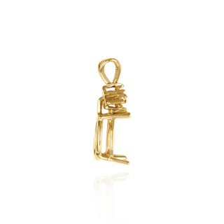 Pear Shape Four Prong Double Wire Pendants With 3 Accents in 14K Gold (6.00 x 4.00 mm - 16.00 x 12.00 mm)