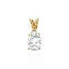 Pear Shape V-end Filigree Pendants in 14K Gold (5.00 x 3.00 mm - 20.00 x 12.00 mm)
