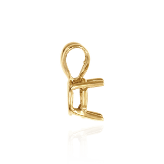 Round Four Prong Double Wire Pendants in 14K Gold (3.00 mm - 9.75 mm)