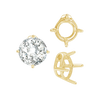 Four Prong Round Slider in 14K Gold (5.50 mm - 10.00 mm)